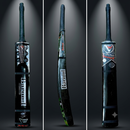 Black Barood - Diamond Cut | Hard Tennis | Double Blade