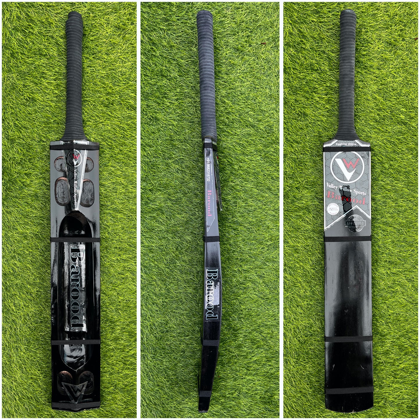Black Barood - Diamond Cut | Soft Tennis | Single Blade